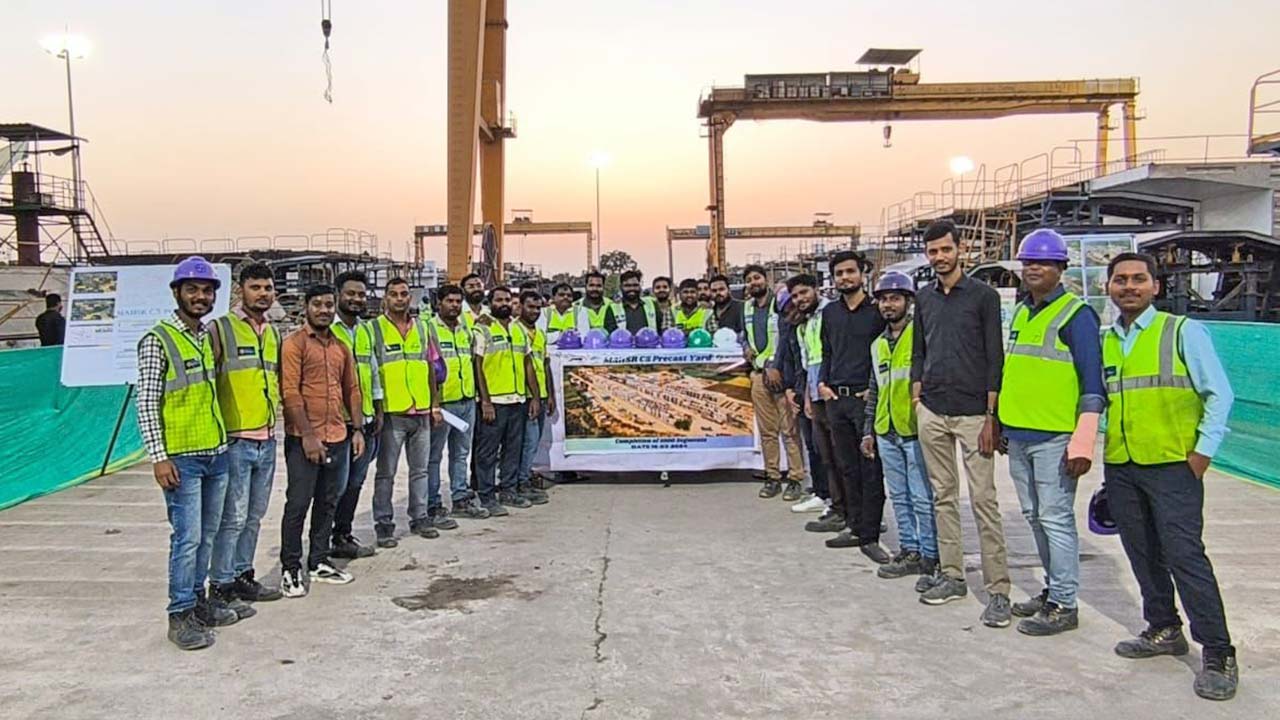 Freyssinet India celebrates major milestones achieved at the MAHSR C4 and C5 project sites